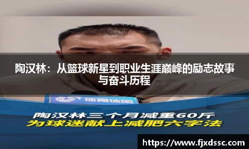 陶汉林：从篮球新星到职业生涯巅峰的励志故事与奋斗历程